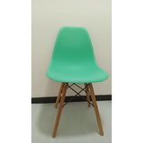 Set x 6 Sillas DKR Verde Menta 47x81cm Asiento Cuadrado con Espaldar - Sillas y Butacos | Bylmo