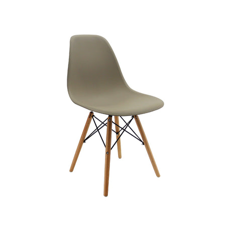 Silla 5 Cero Beige 42x81cm Asiento Cuadrado con Espaldar - Sillas y Butacos | Bylmo