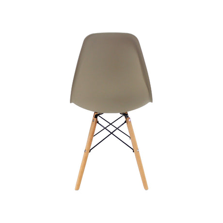 Silla 5 Cero Beige 42x81cm Asiento Cuadrado con Espaldar - Sillas y Butacos | Bylmo