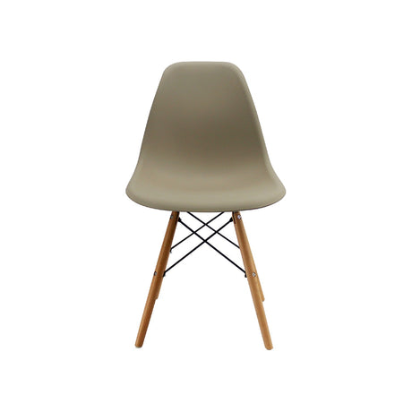 Silla 5 Cero Beige 42x81cm Asiento Cuadrado con Espaldar - Sillas y Butacos | Bylmo