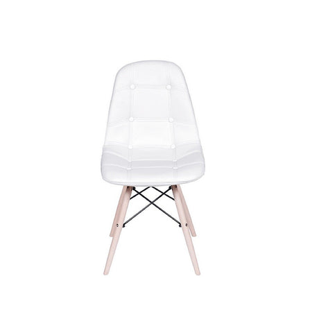 Silla 5 Cero Blanco 39x83cm Asiento Cuadrado con Espaldar - Sillas y Butacos | Bylmo