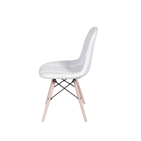 Silla 5 Cero Blanco 39x83cm Asiento Cuadrado con Espaldar - Sillas y Butacos | Bylmo