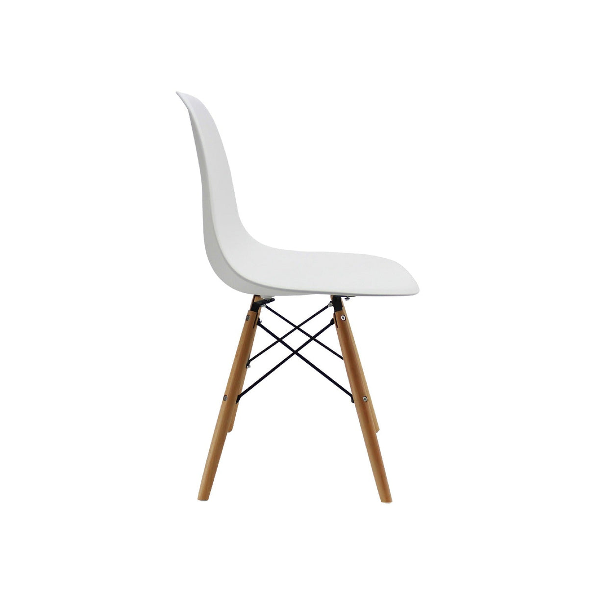 Silla 5 Cero Blanco 42x81cm Asiento Cuadrado con Espaldar - Sillas y Butacos | Bylmo