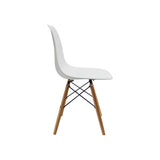 Silla 5 Cero Blanco 42x81cm Asiento Cuadrado con Espaldar - Sillas y Butacos | Bylmo