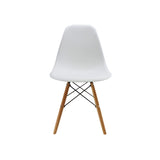 Silla 5 Cero Blanco 42x81cm Asiento Cuadrado con Espaldar - Sillas y Butacos | Bylmo