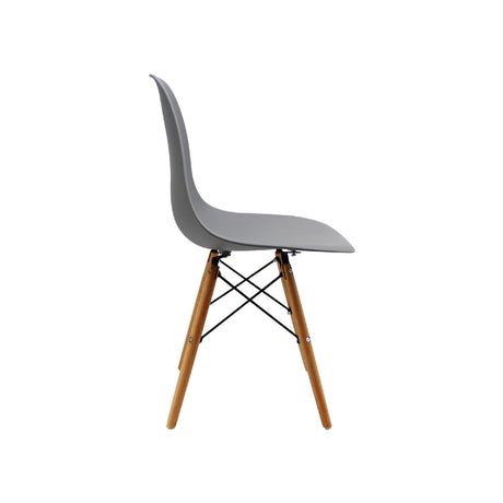 Silla 5 Cero Gris 42x81cm Asiento Cuadrado con Espaldar - Sillas y Butacos | Bylmo