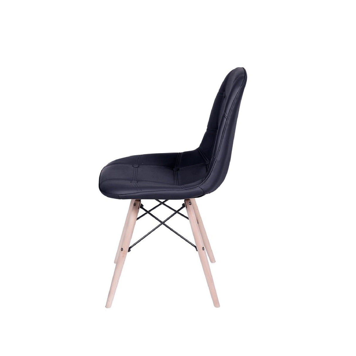 Silla 5 Cero Negro 39x83cm Asiento Cuadrado con Espaldar - Sillas y Butacos | Bylmo