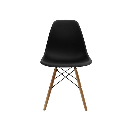 Silla 5 Cero Negro 42x81cm Asiento Cuadrado con Espaldar - Sillas y Butacos | Bylmo