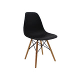 Silla 5 Cero Negro 42x81cm Asiento Cuadrado con Espaldar - Sillas y Butacos | Bylmo