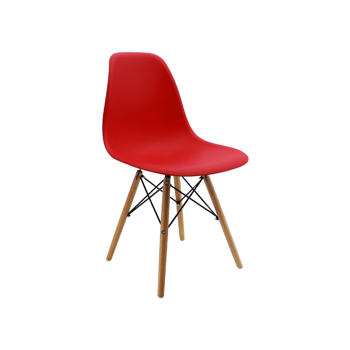 Silla 5 Cero Rojo 42x81cm Asiento Cuadrado con Espaldar - Sillas y Butacos | Bylmo
