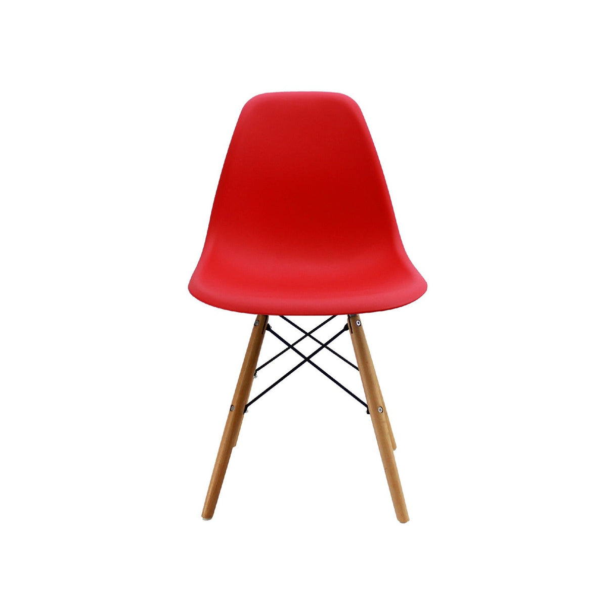 Silla 5 Cero Rojo 42x81cm Asiento Cuadrado con Espaldar - Sillas y Butacos | Bylmo