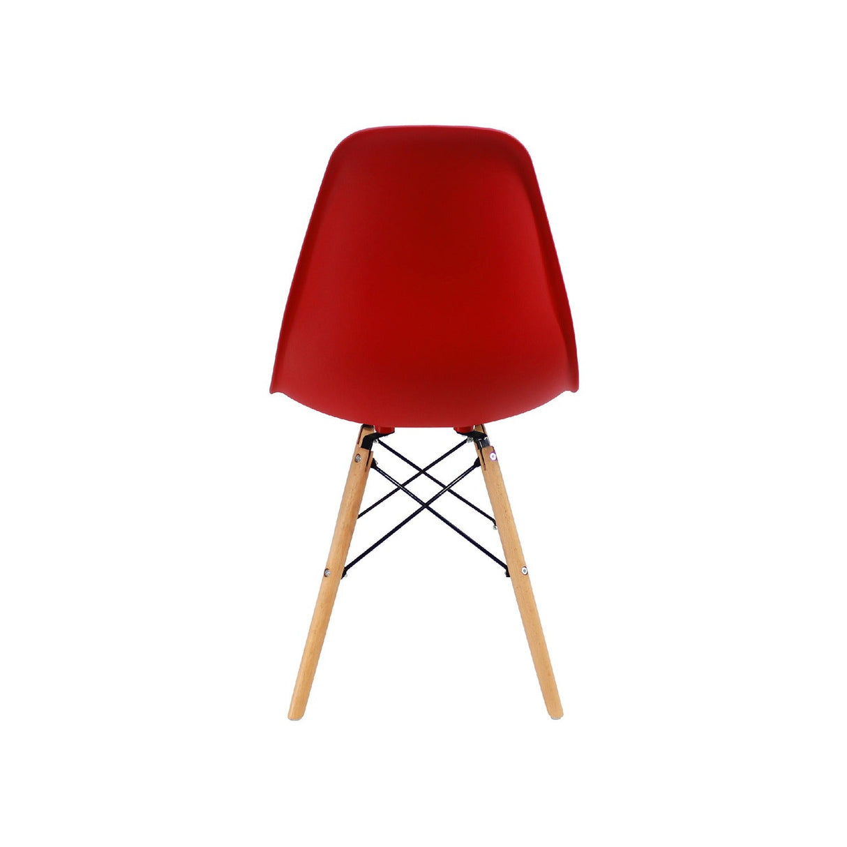 Silla 5 Cero Rojo 42x81cm Asiento Cuadrado con Espaldar - Sillas y Butacos | Bylmo