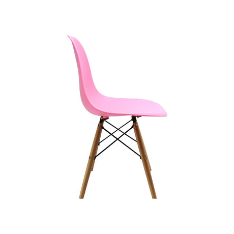 Silla 5 Cero Rosada 42x81cm Asiento Cuadrado con Espaldar - Sillas y Butacos | Bylmo