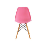 Silla 5 Cero Rosada 42x81cm Asiento Cuadrado con Espaldar - Sillas y Butacos | Bylmo