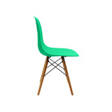 Silla 5 Cero Verde Menta 42x81cm Asiento Cuadrado con Espaldar - Sillas y Butacos | Bylmo