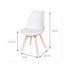 Silla 5Cincuenta Blanca 43 cm sin Brazos