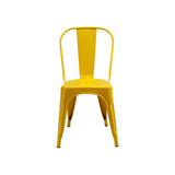 Silla 5 Nueve Amarillo 36x86cm Asiento Cuadrado con Espaldar - Sillas y Butacos | Bylmo