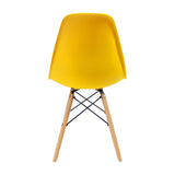 Silla DKR Amarillo 47x81cm Asiento Cuadrado con Espaldar - Sillas y Butacos | Bylmo