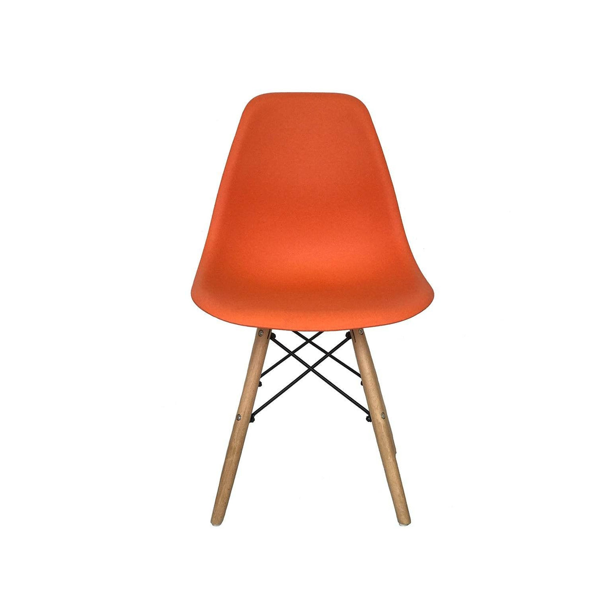 Silla DKR Naranja 47x81cm Asiento Cuadrado con Espaldar - Sillas y Butacos | Bylmo