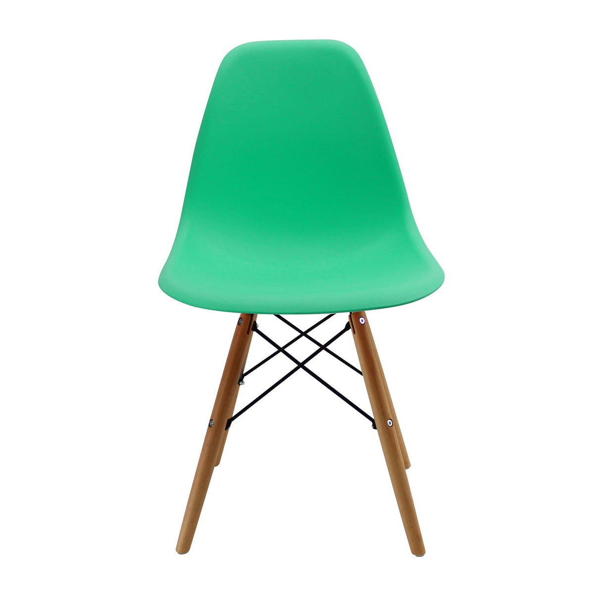 Silla DKR Verde Menta 47x81cm Asiento Cuadrado con Espaldar - Sillas y Butacos | Bylmo