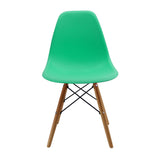 Silla DKR Verde Menta 47x81cm Asiento Cuadrado con Espaldar - Sillas y Butacos | Bylmo