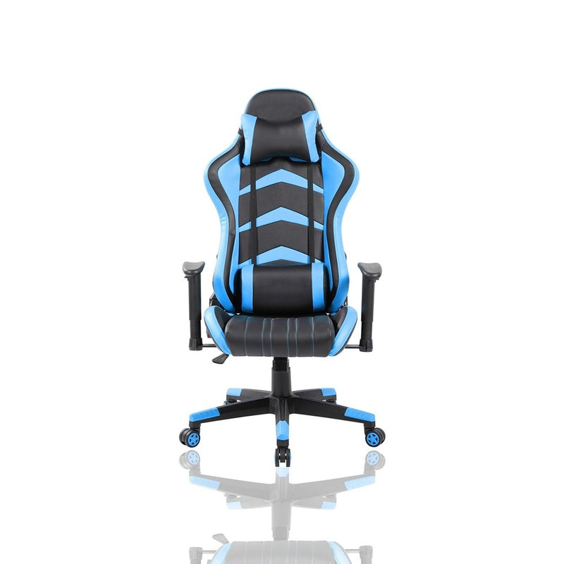 Silla Gamer Titan Negro y Azul con Cojines