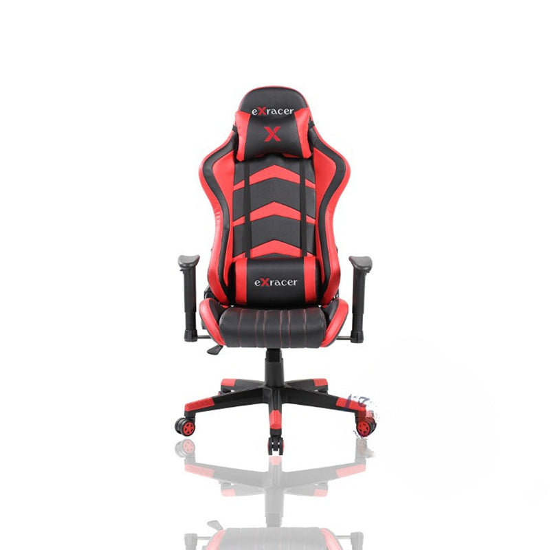 Silla Gamer Titan Negro y Rojo con Cojines