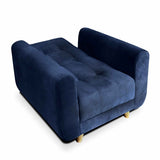 Silla Poltrona Archer Azul 85x90cm De Un Puesto Reclinable con Apoya Brazos - Sofas y Poltronas | Bylmo