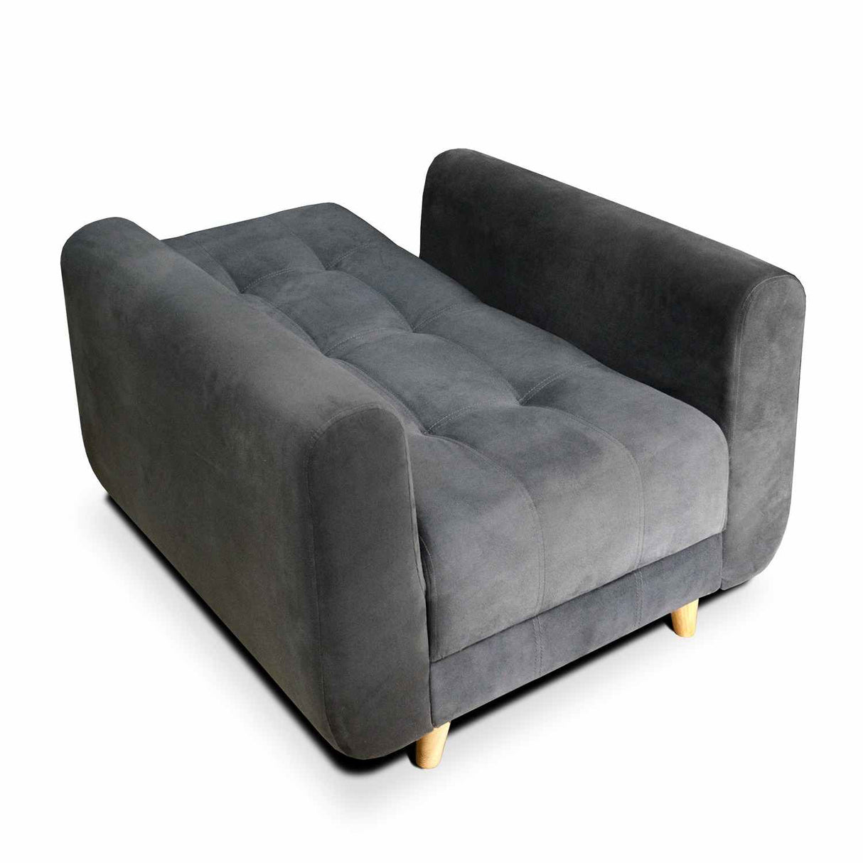 Silla Poltrona Archer Gris 85x90cm De Un Puesto Reclinable con Apoya Brazos - Sofas y Poltronas | Bylmo