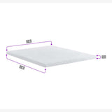 Sobrecolchón Topper Queen 160 cm Con memoria - Sobrecolchon | Bylmo