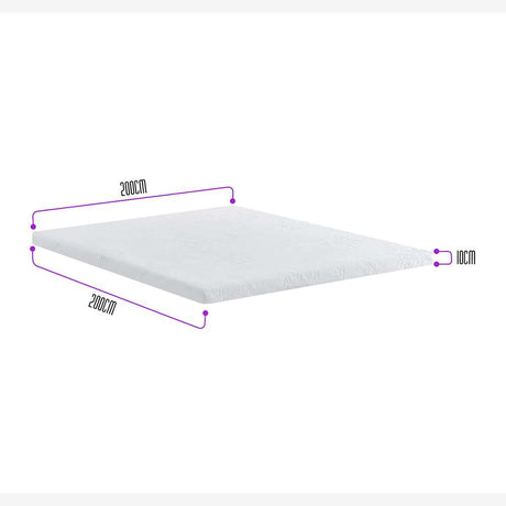 Sobrecolchón Topper King 200 cm Con memoria - Sobrecolchon | Bylmo