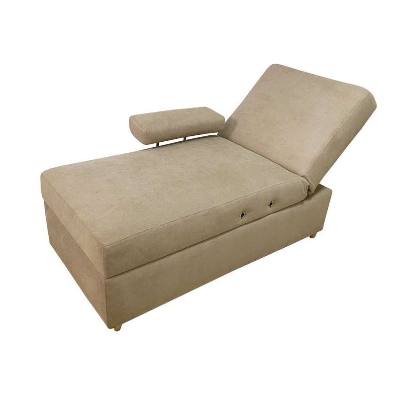 Sofa Cama Paris Camel 67 cm con Baúl