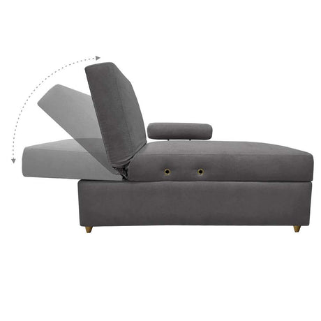 Sofa Cama Paris Gris 67 cm con Baúl - Sofas | Bylmo