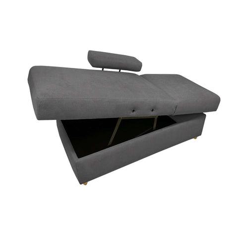 Sofa Cama Paris Gris 67 cm con Baúl - Sofas | Bylmo