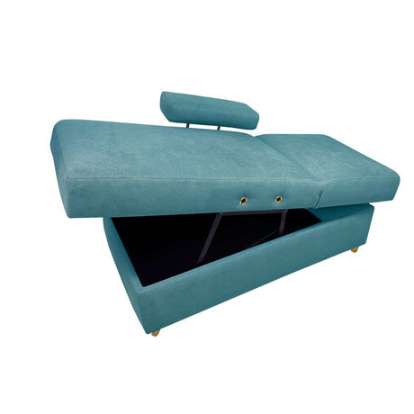 Sofa Cama Paris Verde 67 cm con Baúl - Sofas | Bylmo