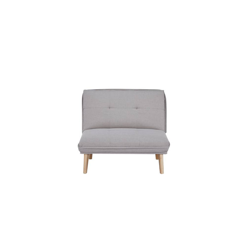 Sofa Cama Milan Gris Claro 95 cm