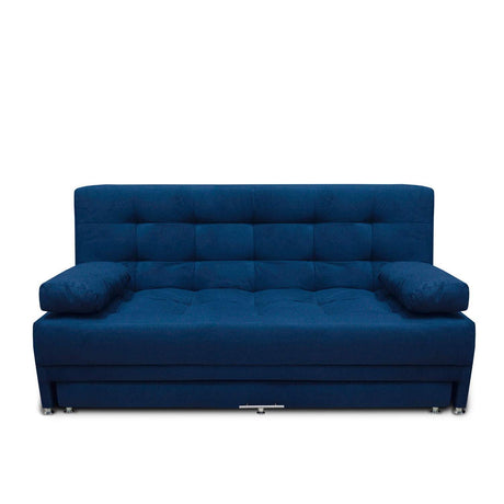 Sofá Cama Matter Azul 190x95cm De 3 Puestos Reclinable con Apoya Brazos - Sofas y Poltronas | Bylmo