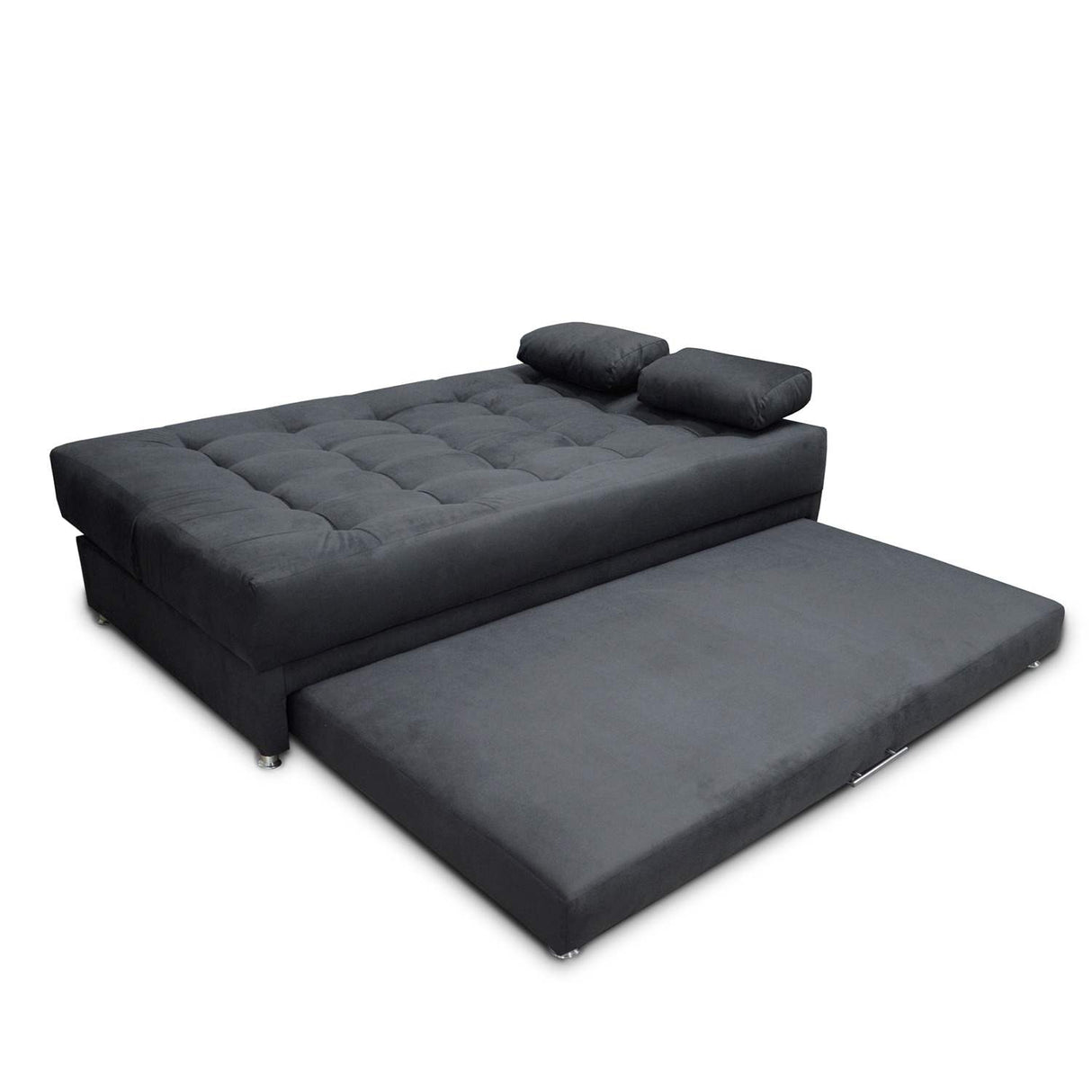 Sofá Cama Matter Gris 190x95cm De 3 Puestos Reclinable con Apoya Brazos - Sofas y Poltronas | Bylmo