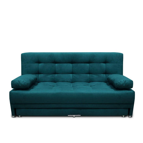 Sofá Cama Matter Turquesa 190x95cm De 3 Puestos Reclinable con Apoya Brazos - Sofas y Poltronas | Bylmo