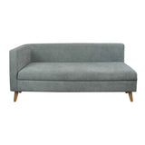 Sofá Chaise Long Gris 163 cm con Baúl - Sofas y Poltronas | Bylmo