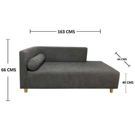 Sofa Stars Gris 163 cm con Patas de Madera - Sofas | Bylmo