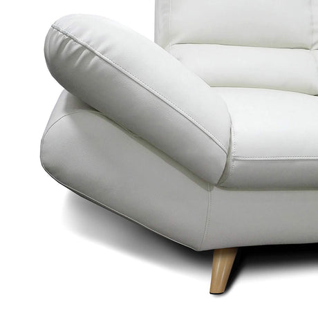 Sofá Galante Blanco Hueso 210x90cm De 3 Puestos sin Apoya Brazos - Sofas y Poltronas | Bylmo