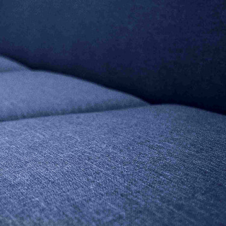 Sofá Jade Azul 200x85cm De 3 Puestos sin Apoya Brazos - Sofas y Poltronas | Bylmo
