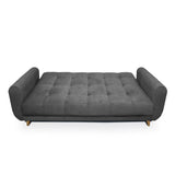 Sofá Cama Archer Gris 210x95cm De 3 Puestos Reclinable con Apoya Brazos - Sofas | Bylmo