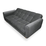 Sofá Cama Archer Gris 210x95cm De 3 Puestos Reclinable con Apoya Brazos - Sofas | Bylmo