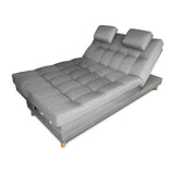 Sofá Cama Balmain Gris 185x95cm De 3 Puestos Reclinable con Apoya Brazos - Sofas | Bylmo