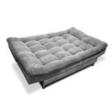 Sofá Cama Carvallo Gris 185x95cm De 3 Puestos Reclinable sin Apoya Brazos - Sofas | Bylmo
