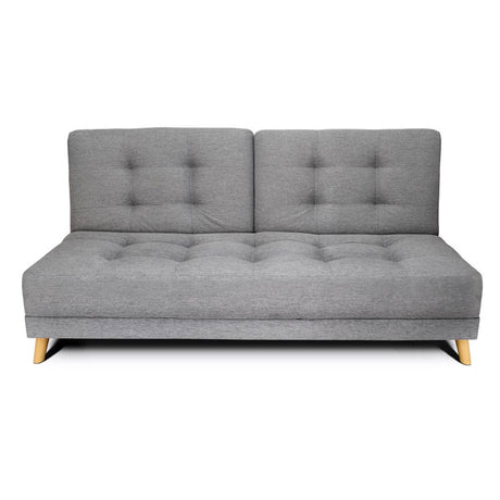 Sofá Cama Cavalli Gris 180x90cm De 3 Puestos Reclinable sin Apoya Brazos - Sofas | Bylmo
