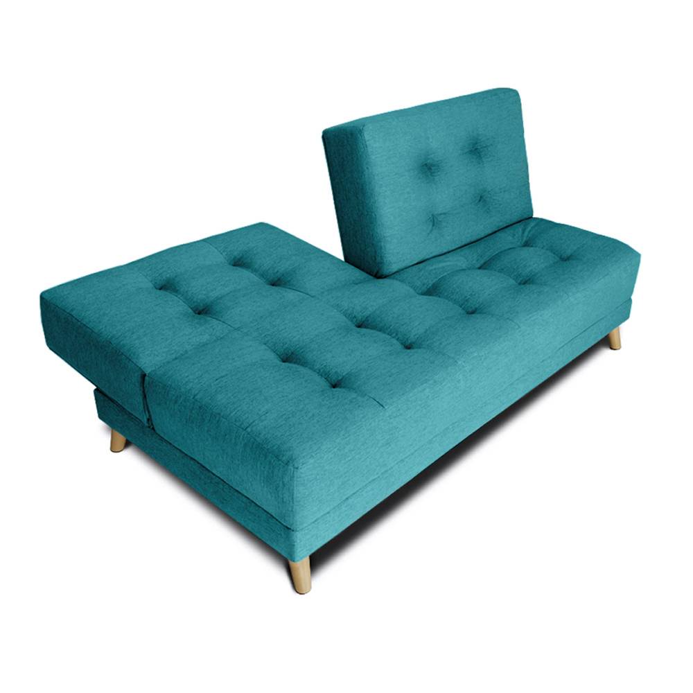 Sofá Cama Cavalli Turquesa 180x90cm De 3 Puestos Reclinable sin Apoya Brazos - Sofas | Bylmo