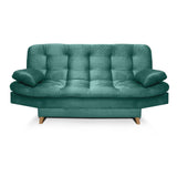 Sofá Cama Fendik Turquesa 185x95cm De 3 Puestos Reclinable con Apoya Brazos - Sofas | Bylmo